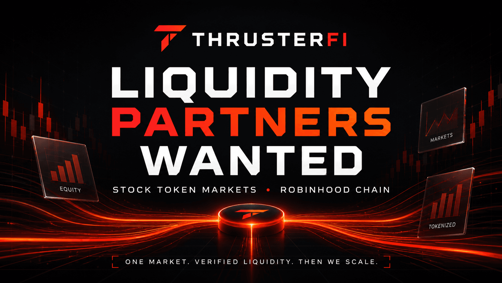 ThrusterFi Robinhood Chain RWA liquidity partners wanted